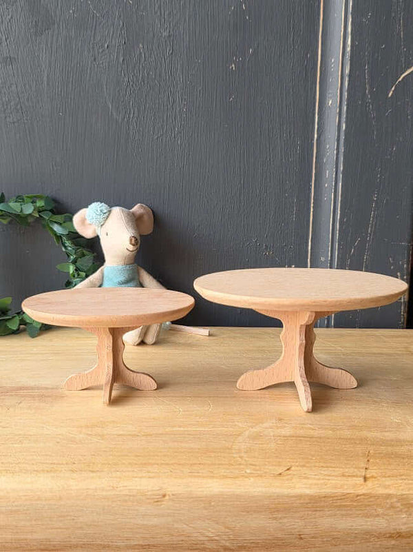 Maileg, Oval Coffee Table, Mouse - Nature