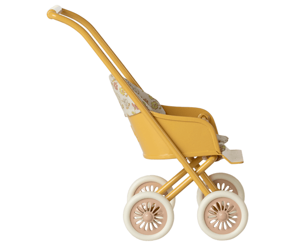 Maileg, Stroller Micro - Yellow