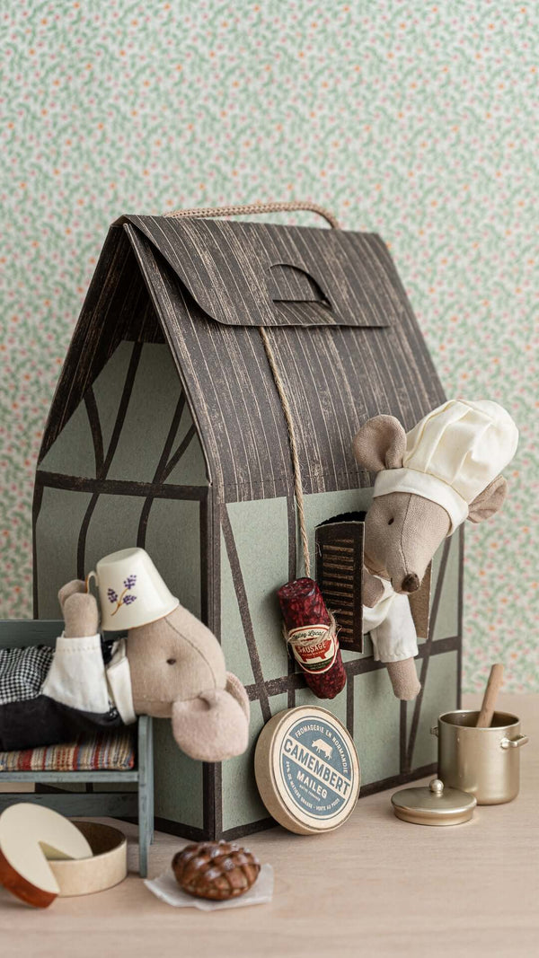 Maileg, Chef Mouse w. Soup Pot and Spoon