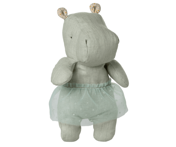 Maileg, Safari Friends, Hippo w. Tutu, Small - Mint