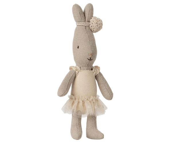 Maileg, Micro Rabbit in White Ballerina Outfit
