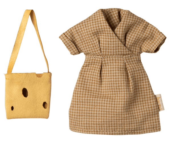 Maileg, Dress and Bag Mum Mouse