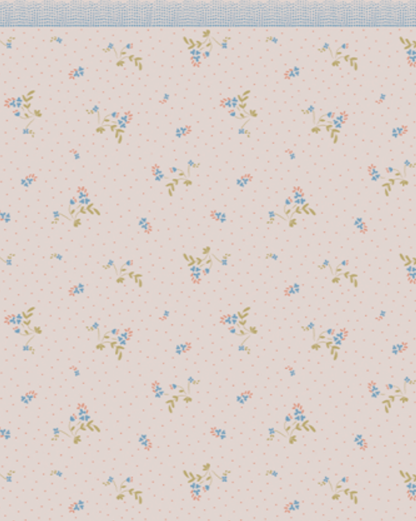 Maileg, Gift Wrap, 10 m - Bae - Blue