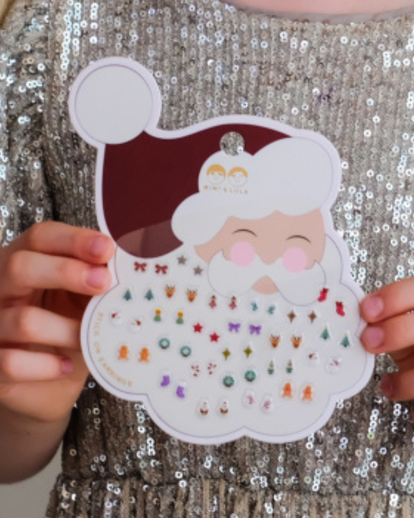 Mimi & Lula, Santa Stick on Earrings