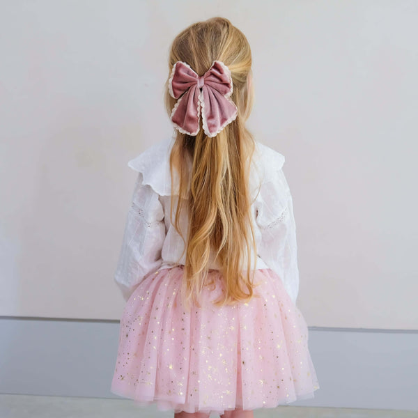 Mimi & Lula, Scalloped Edge Velvet Bow