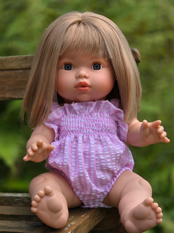 Ellory Designs, Agnes Smock Romper – Pink Gingham