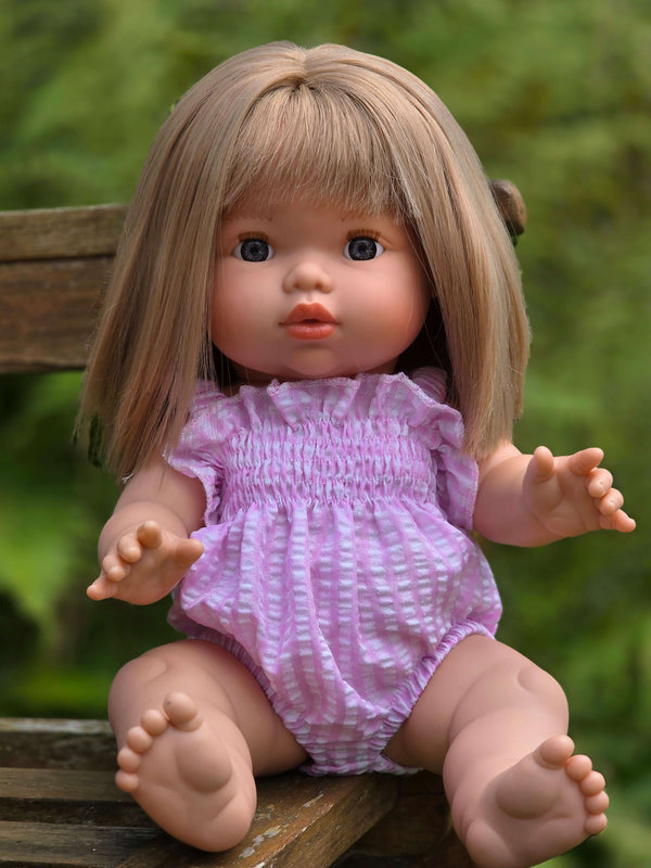 Ellory Designs, Agnes Smock Romper – Pink Gingham