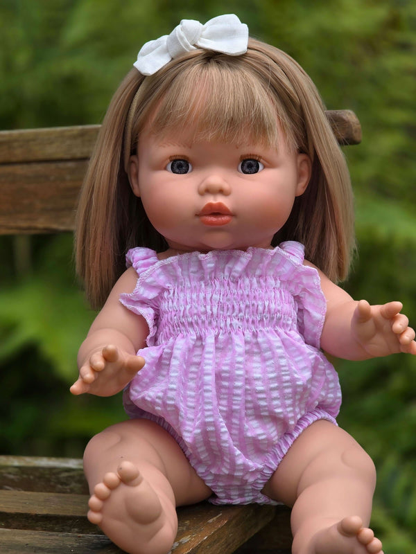 Ellory Designs, Agnes Smock Romper – Pink Gingham