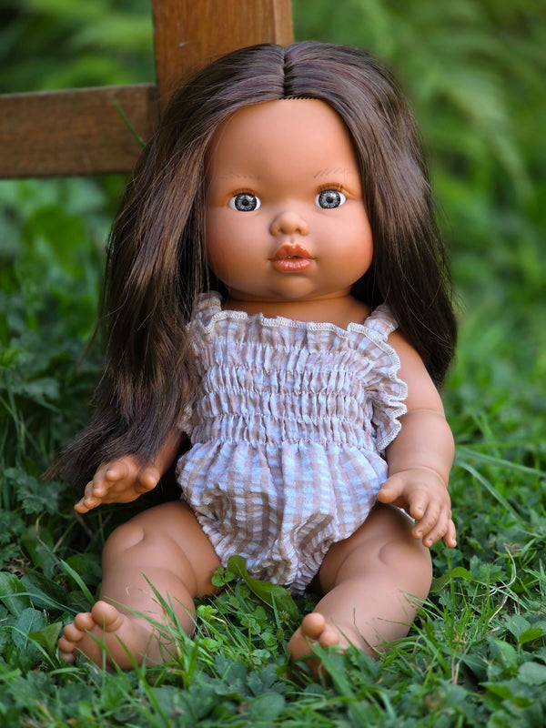 Mini Colettos, Isabel (Hispanic Girl, Brown Straight Hair and Blue Eyes)
