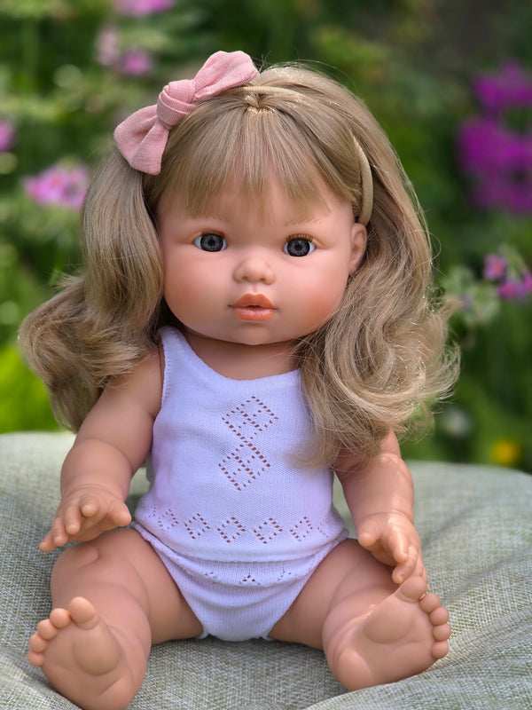 Mini Colettos, Kate (Blonde Hair Girl Doll with Blue Eyes)
