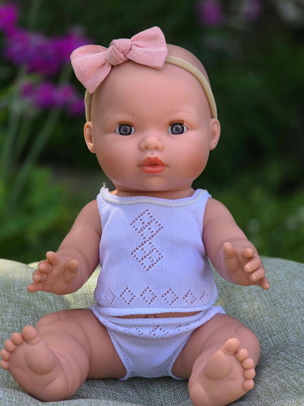 Mini Colettos, Mila (Baby Girl, without Hair and Blue Eyes)