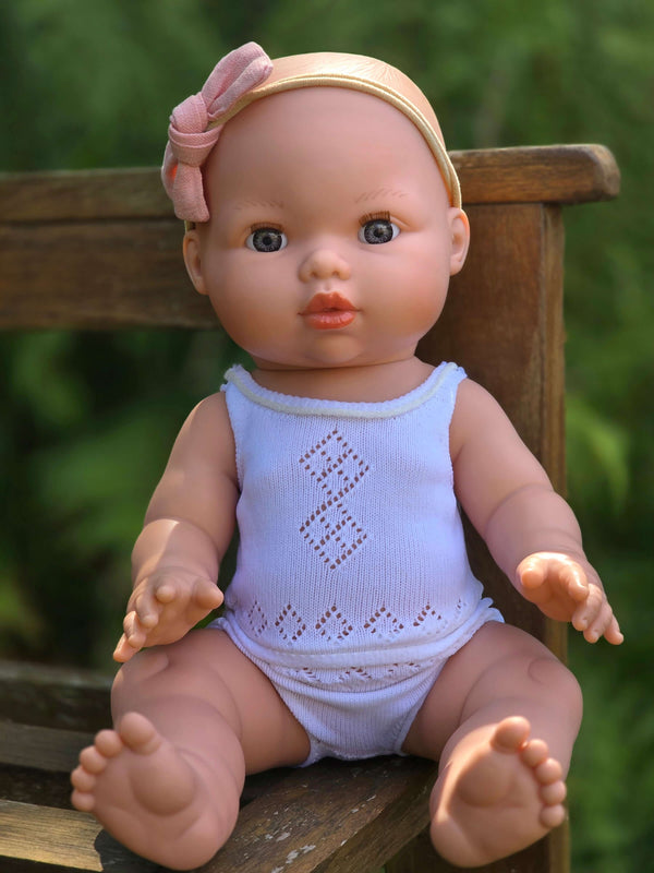 Mini Colettos, Mila (Baby Girl, without Hair and Blue Eyes)