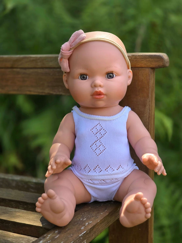 Mini Colettos, Mila (Baby Girl, without Hair and Blue Eyes)