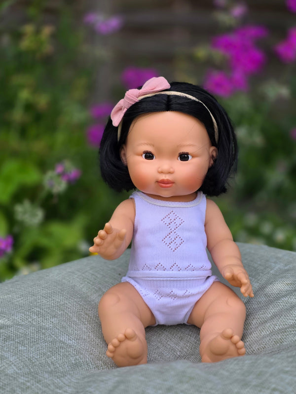 Mini Colettos, Oshin (Asian Girl Doll with Dark Eyes)