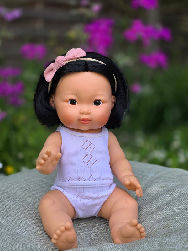Mini Colettos, Oshin (Asian Girl Doll with Dark Eyes)