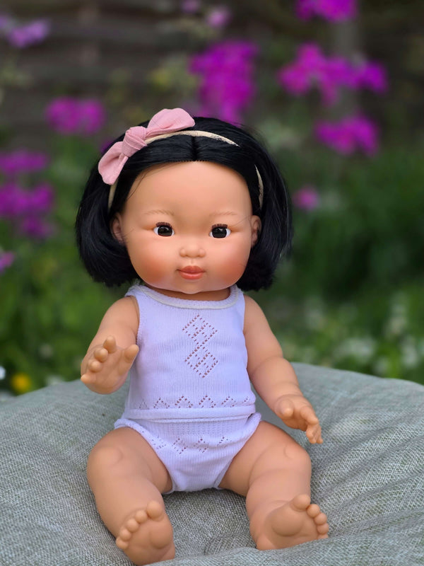 Mini Colettos, Oshin (Asian Girl Doll with Dark Eyes)