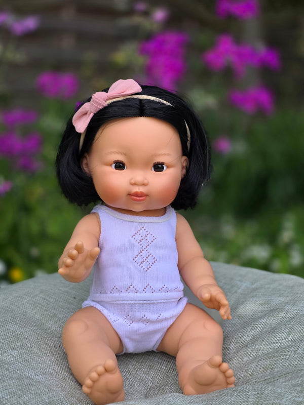 Mini Colettos, Oshin (Asian Girl Doll with Dark Eyes)