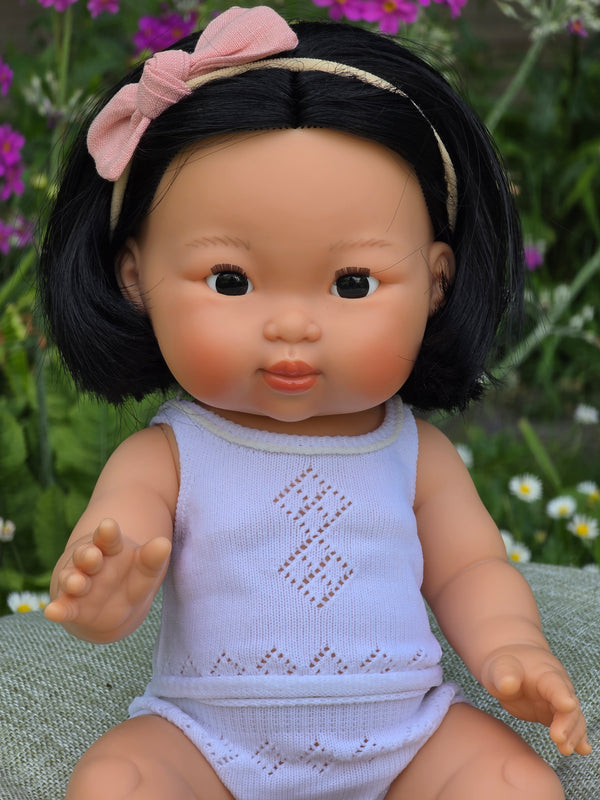 Mini Colettos, Oshin (Asian Girl Doll with Dark Eyes)