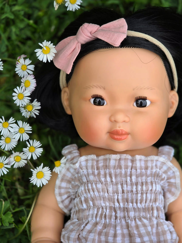 Mini Colettos, Oshin (Asian Girl Doll with Dark Eyes)