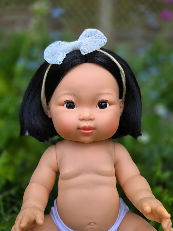 Mini Colettos, Oshin (Asian Girl Doll with Dark Eyes)