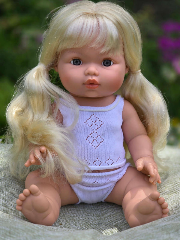 Mini Colettos, Sage (Light Blonde Hair with Blue Eyes)
