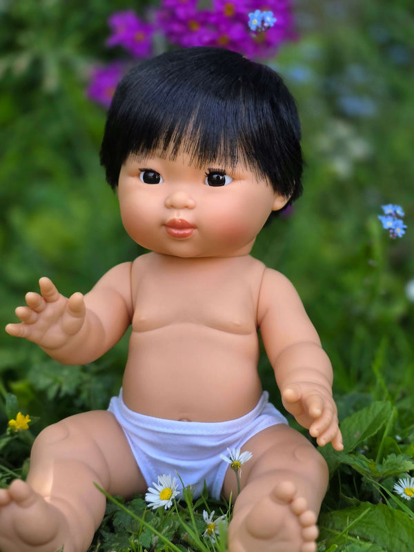 Mini Colettos, Taro (Asian Boy Doll with Dark Eyes)