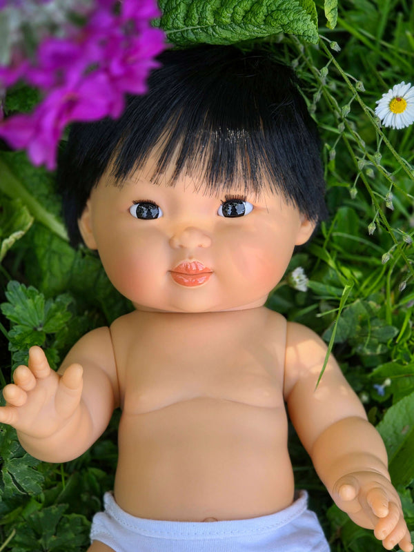 Mini Colettos, Taro (Asian Boy Doll with Dark Eyes)