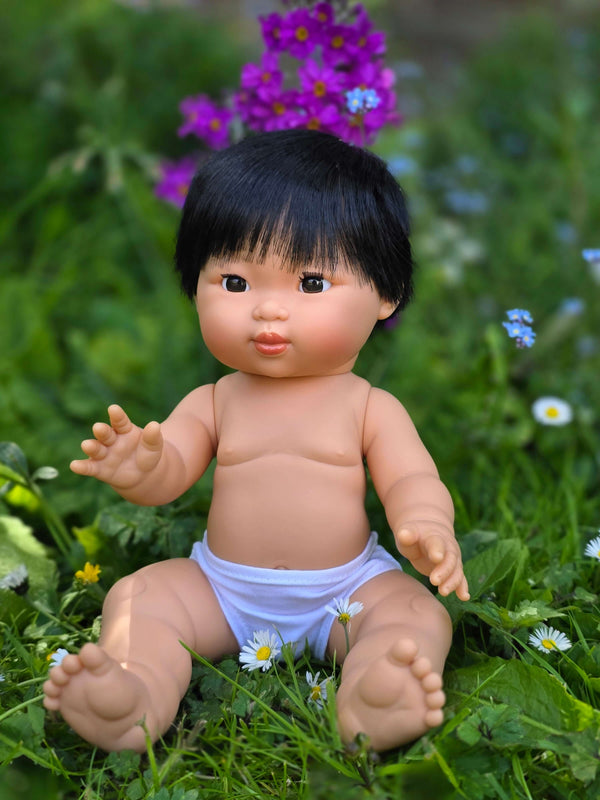 Mini Colettos, Taro (Asian Boy Doll with Dark Eyes)