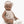Load image into Gallery viewer, Minikane Toddlers, Augustine Dressed in Charlotte Dress, Pants and Headband  (Beige)
