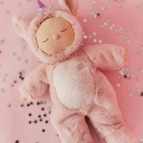 Olli Ella, Cozy Dinkum Unicorn Sugarpie - Pink