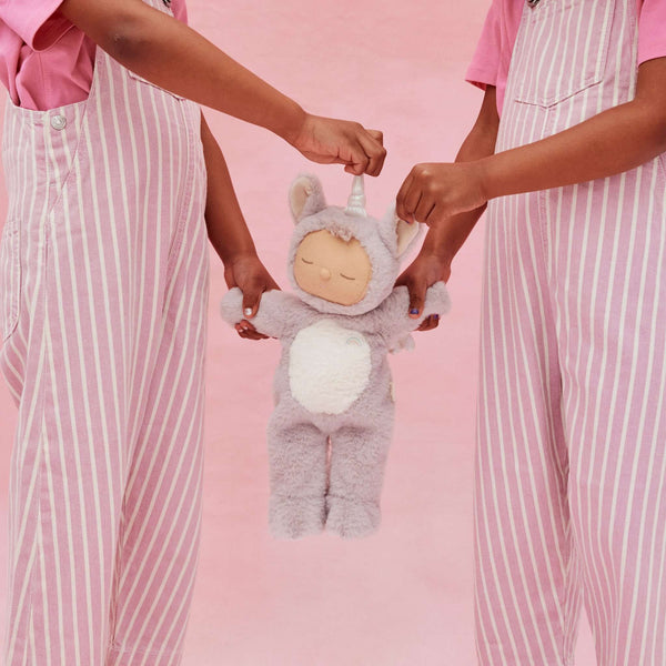 Olli Ella, Cozy Dinkum Unicorn Sweetpea - Lilac