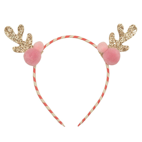 Rockahula Kids, Stripy Pom Pom Reindeer Headband