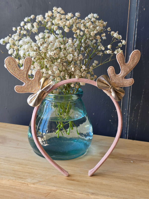 Rockahula, Frosted Shimmer Reindeer Headband