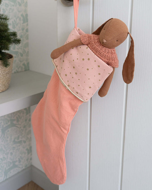 Rockahula, Starry Christmas Stocking Coral