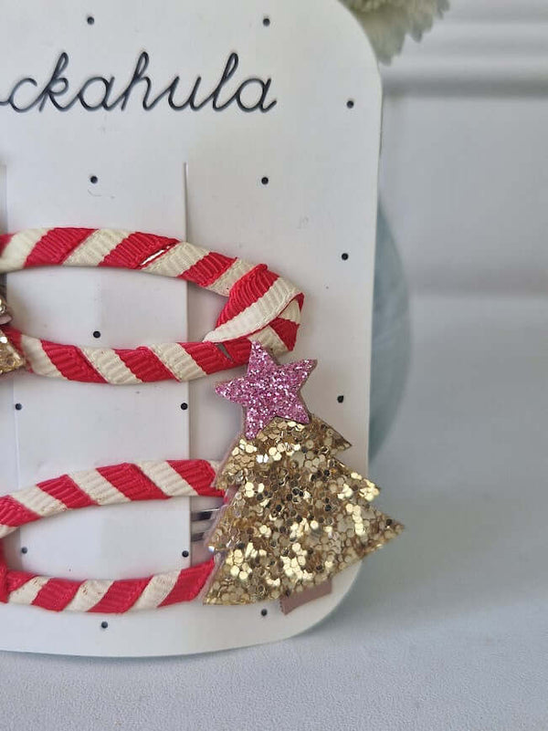 Rockahula Kids, Stripy Christmas Tree Clips
