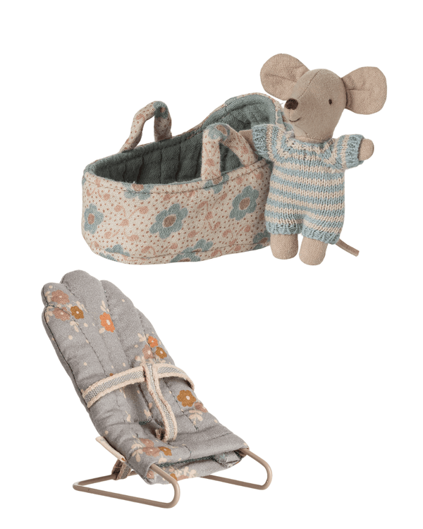 Maileg, Baby Mouse (blue set) Bundle