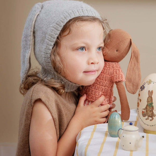 *Pre-Order* Maileg, Size 3 Brown Bunny, Knitted Top & Shirt  (Due May)