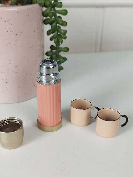 Maileg, Thermos and Cups - Soft Coral