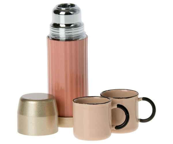 Maileg, Thermos and Cups - Soft Coral