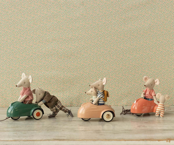 Maileg, Mouse Car - Coral
