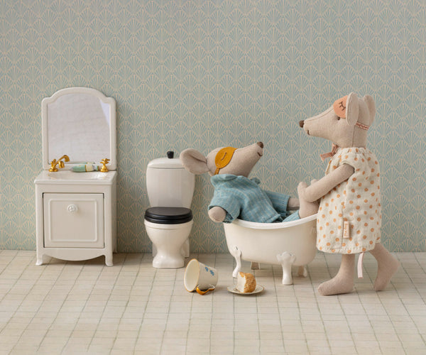 Maileg, Sink Dresser, Mouse - Off White
