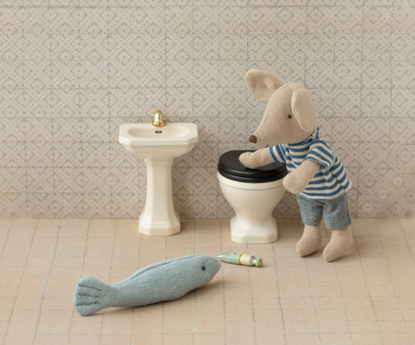 Maileg, Bathroom Sink, Mouse - Off White