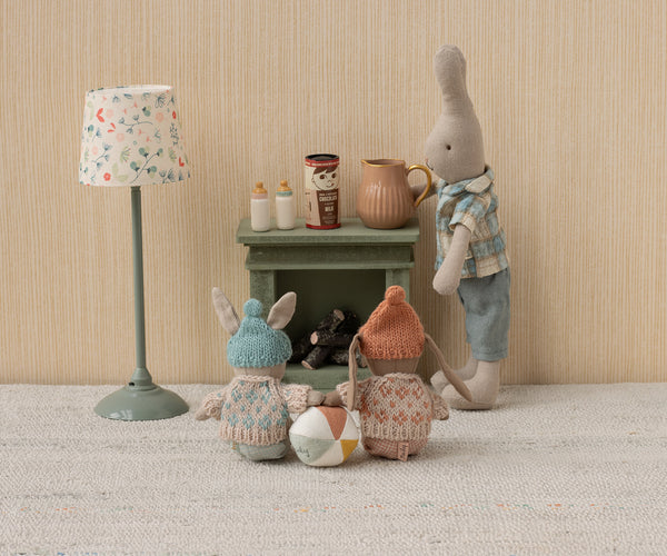*PRE-ORDER* Maileg, Winter Bunny, Micro - Brown Rose (DUE NOV)
