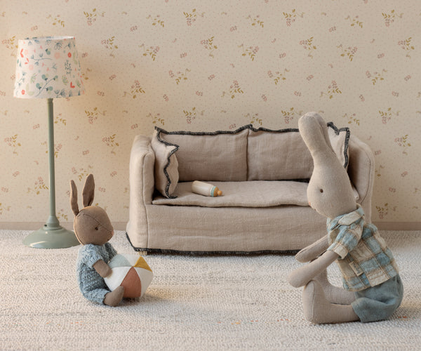 *PRE-ORDER* Maileg, Rabbit Set, Micro - Brown  Blue (DUE NOV)