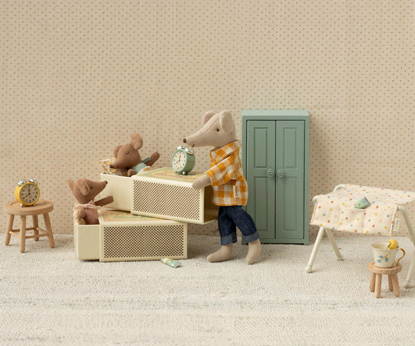 *PRE-ORDER* Maileg, Sleepy Wakey Baby Mouse in Matchbox - Rose (DUE LATE OCT)