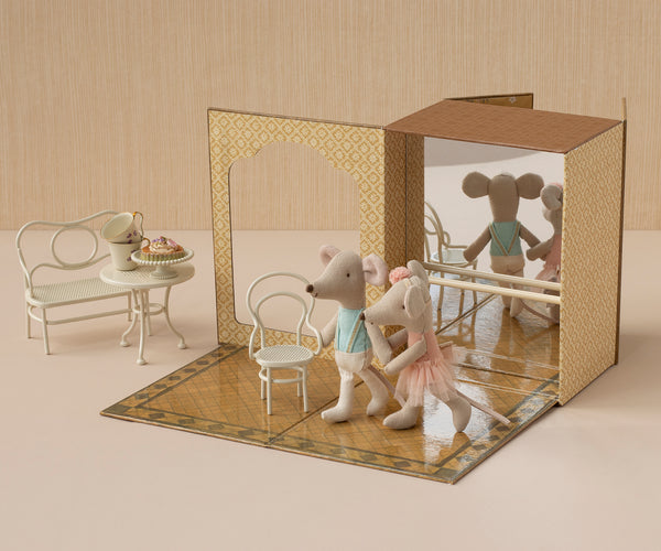 *PRE-ORDER* Maileg, Ballet Mice in Dance Studio, Little Sister & Brother (DUE NOV)