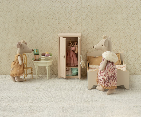 Maileg, Bed, Mouse - Off White