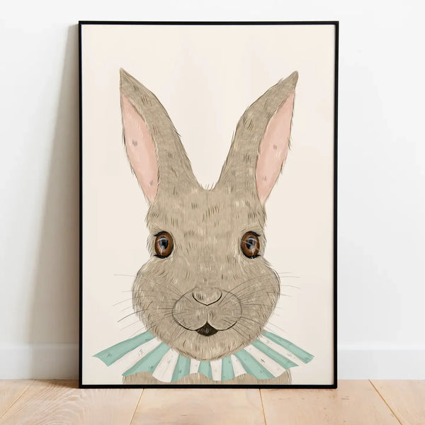 Abel and the Label, Buttons The Circus Bunny - Unframed