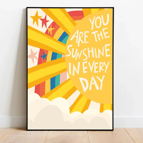 Abel and the Label, You Are the Sunshine -  Print Unframed