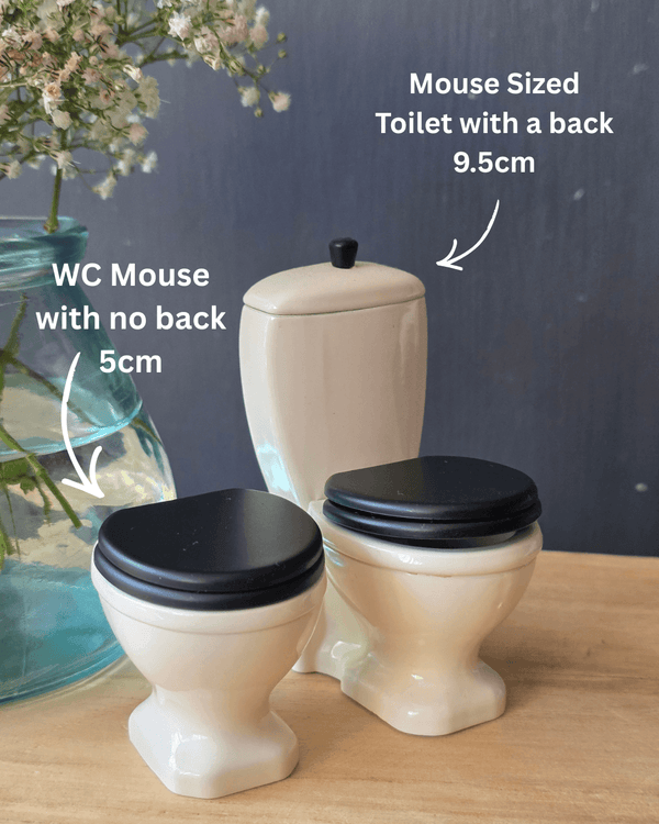 Maileg, WC, Mouse - Off White